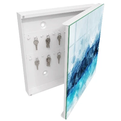 Key cabinet Turquoise landscape