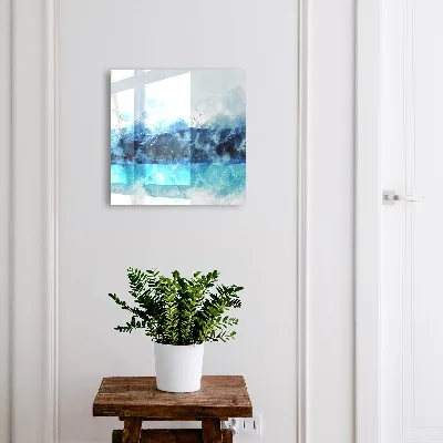 Key cabinet Turquoise landscape