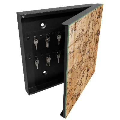 Key box for wall Natural cork