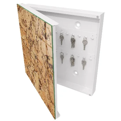 Key box for wall Natural cork