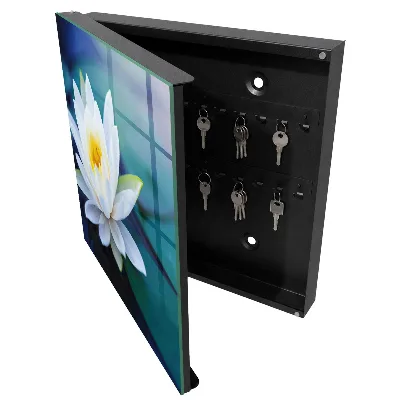 Wall mounted key box Water lily