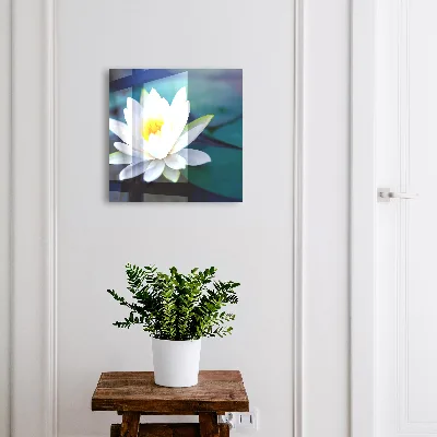 Wall mounted key box Water lily