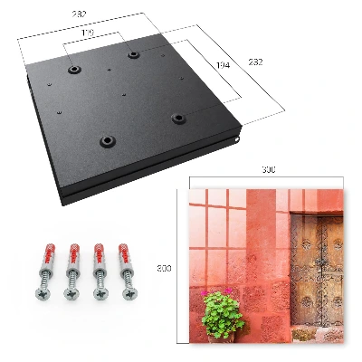 Key cabinet Red facade