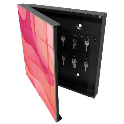 Wall mounted key box Wave energy