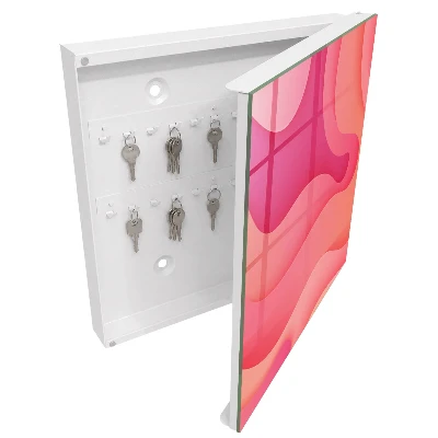 Wall mounted key box Wave energy