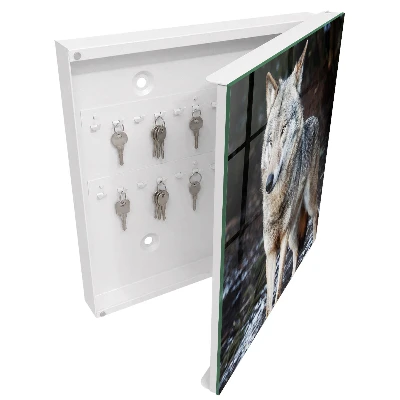 Key box for wall Wolf in the forest