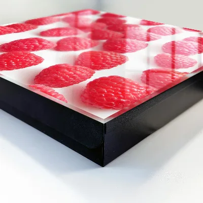 Wall mounted key box Pink raspberries