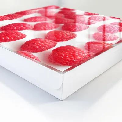 Wall mounted key box Pink raspberries