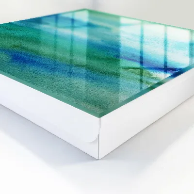 Key box for wall Watercolor blue
