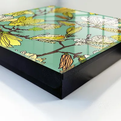 Wall mounted key box Vibrant nature