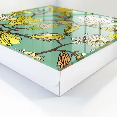 Wall mounted key box Vibrant nature