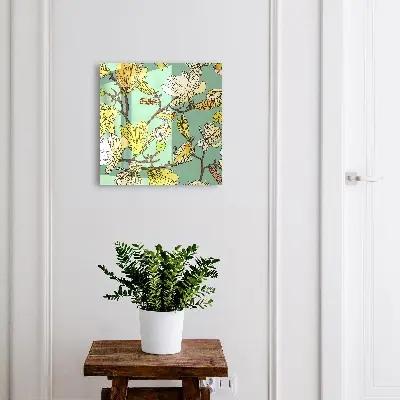 Wall mounted key box Vibrant nature