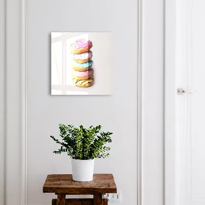 Key cabinet Colorful donuts