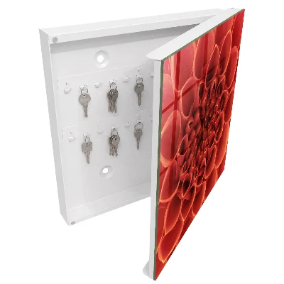 Key box for wall Floral pattern