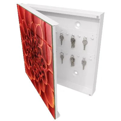 Key box for wall Floral pattern