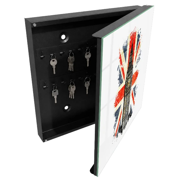 Wall mounted key box British symbol