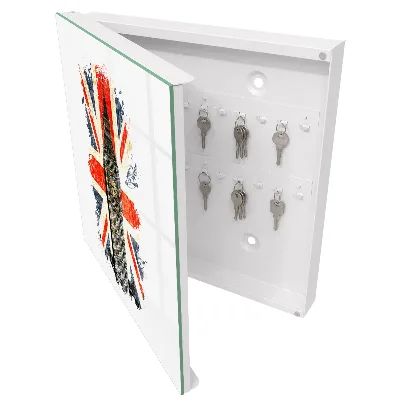Wall mounted key box British symbol