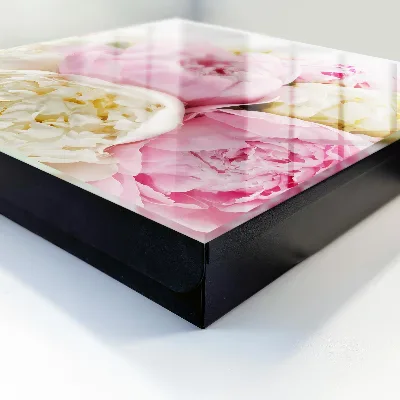 Key cabinet Pastel flowers