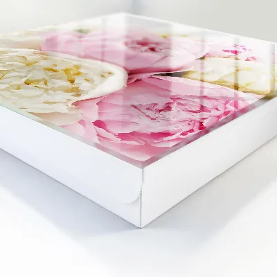 Key cabinet Pastel flowers