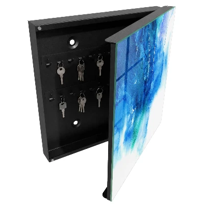 Key box for wall Blue waves