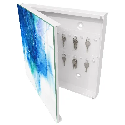 Key box for wall Blue waves