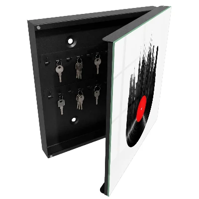 Wall mounted key box Music of the city