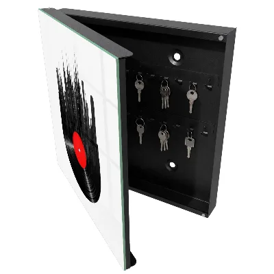Wall mounted key box Music of the city