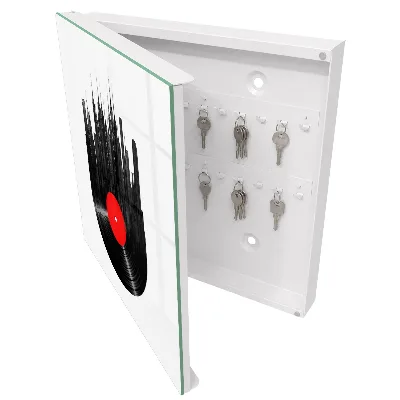 Wall mounted key box Music of the city