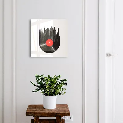 Wall mounted key box Music of the city