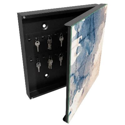 Key cabinet Watercolor splashes