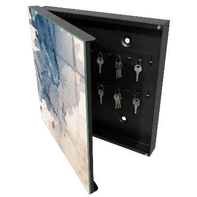 Key cabinet Watercolor splashes