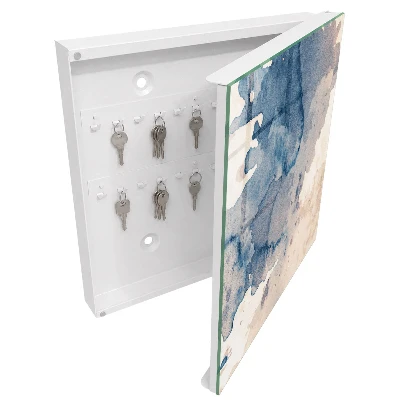 Key cabinet Watercolor splashes