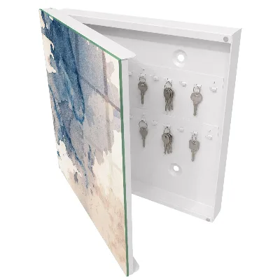 Key cabinet Watercolor splashes