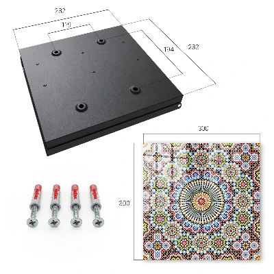 Wall mounted key box Mosaic pattern