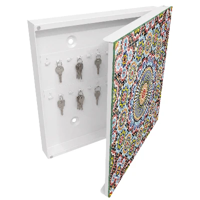 Wall mounted key box Mosaic pattern