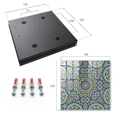 Key cabinet Colorful mosaic