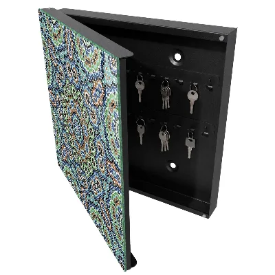 Key cabinet Colorful mosaic