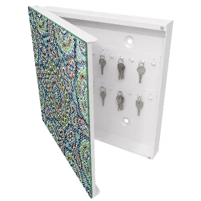 Key cabinet Colorful mosaic