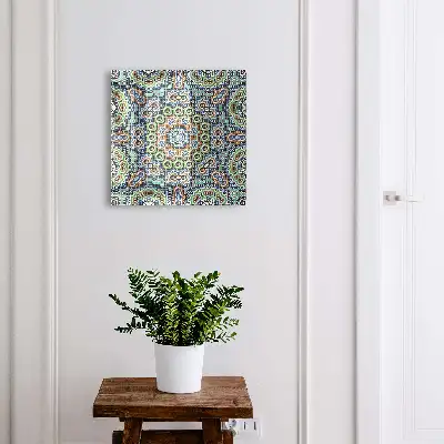 Key cabinet Colorful mosaic