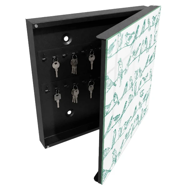Key box for wall Birds on branches