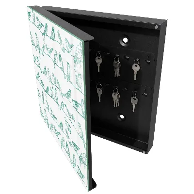 Key box for wall Birds on branches