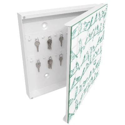 Key box for wall Birds on branches