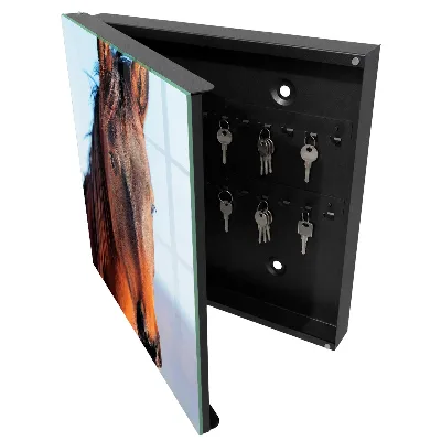 Key box for wall Horse portrait