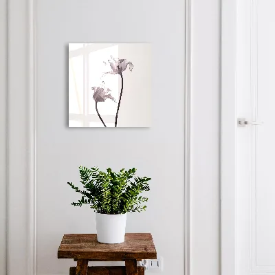 Wall mounted key box Minimalist flowers