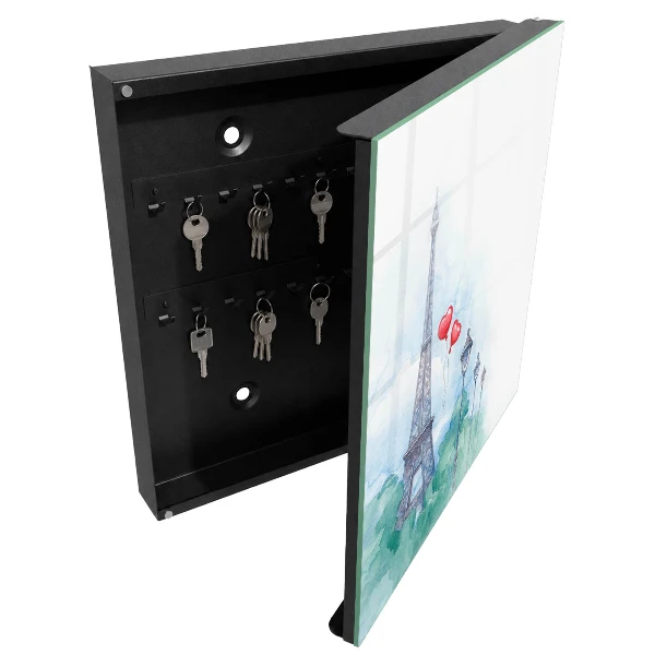Key cabinet Parisian scenery