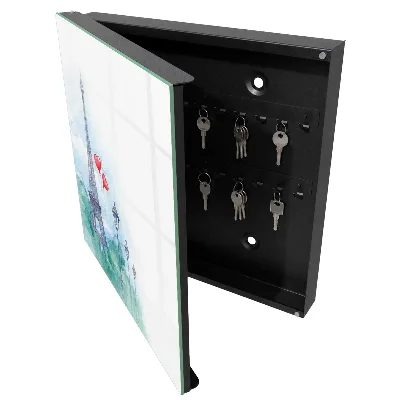 Key cabinet Parisian scenery