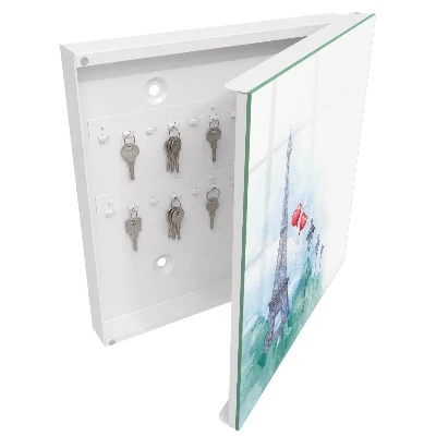 Key cabinet Parisian scenery