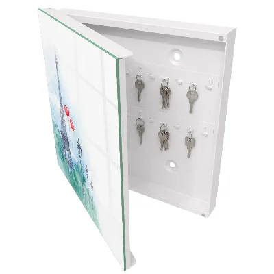 Key cabinet Parisian scenery
