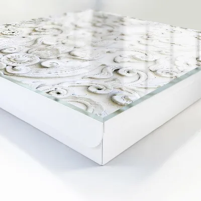 Wall mounted key box White ornaments