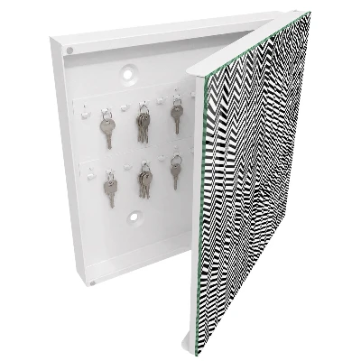 Key cabinet Dynamic zigzags
